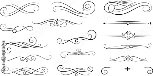 Collection of architectural ornamentation designs and patterns