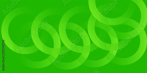 Abstract green circle background trendy. Fluid shapes composition. vector design concept