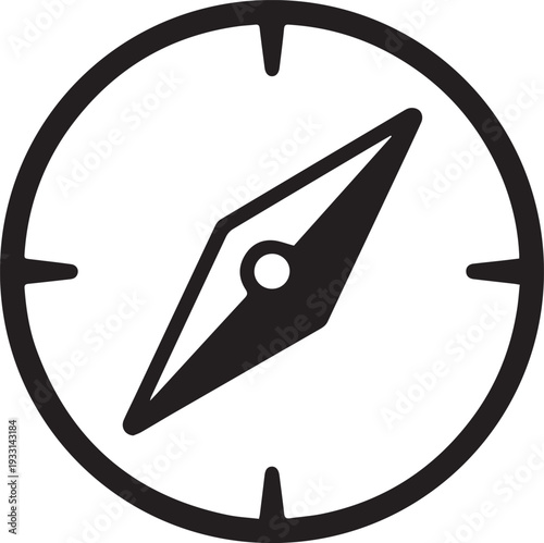 compass arrow icon
