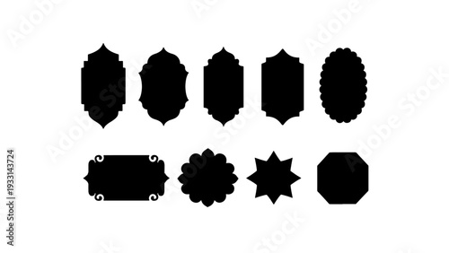 Ramdan pattern isolated PNG transparent background.	