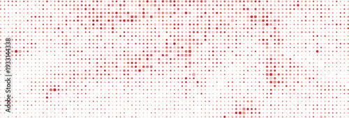 Pink Red Halftone Dot Pattern Abstract Background, Soft Color Halftone Texture With Smooth Density