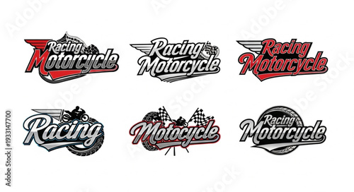 Motorcycle Racing Logos Collection - Dynamic Designs for Speed Enthusiasts.