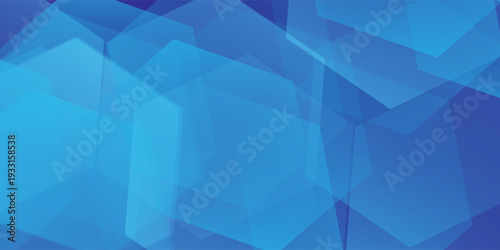 Simple blue background with glowing geometric lines. Blue gradient abstract modern art nice graphic illustration light