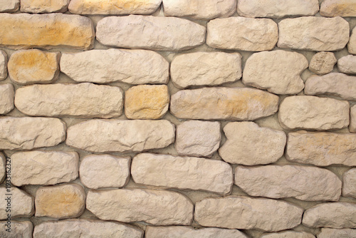 Slika na platnu Mur en pierre naturelle de parement