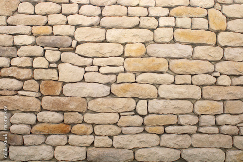 Slika na platnu Mur en pierre naturelle de parement
