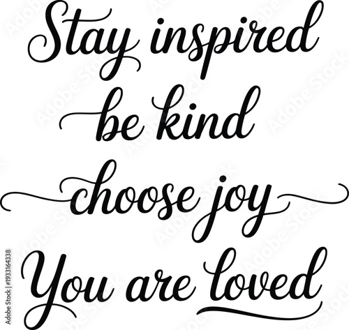 Inspirational Quote Typography