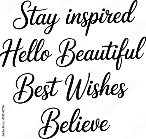 Inspirational Quotes Typography