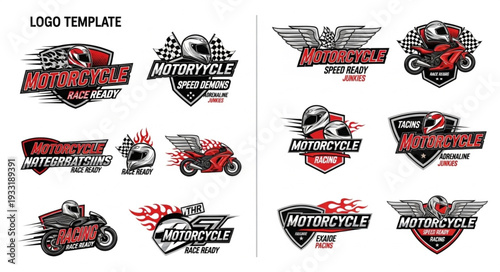 Motorcycle Racing Logos - Dynamic Designs for Speed and Adventure.