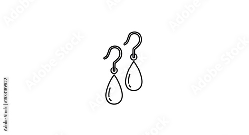 Silver Teardrop Earrings Jewelry Accessories.
