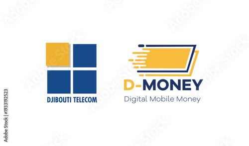 Djibouti Telecom and D-money Logo