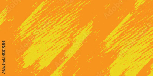 Design Retro comic yellow background raster gradient halftone modern yellow vector frame point vintage