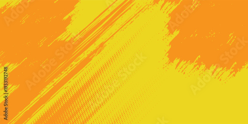 Design Retro comic yellow background raster gradient halftone modern yellow vector frame point vintage