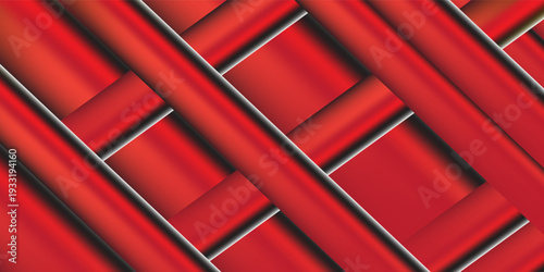 A red gradient background with diagonal lines. The gradient radiates warmth and energy in this reversible abstract art abstract.