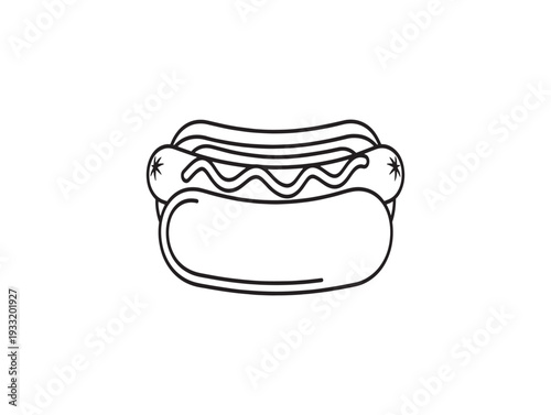 A black and white line drawing of a dental implant or denture