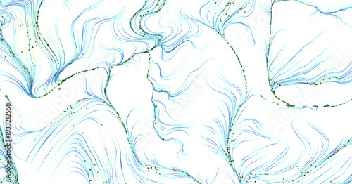 Abstract design of flowing ...