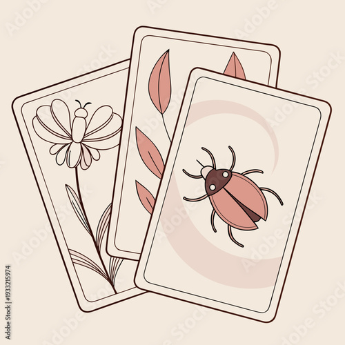 Glassmorphism Layered Shapes Vector, Translucent Cards with Soft Beige and Blush, Premium UI and Social Media Background