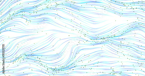 Abstract pattern with flowi...