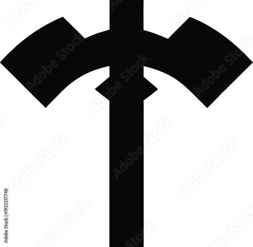 unity symbol silhouette vector illustration on transparent background