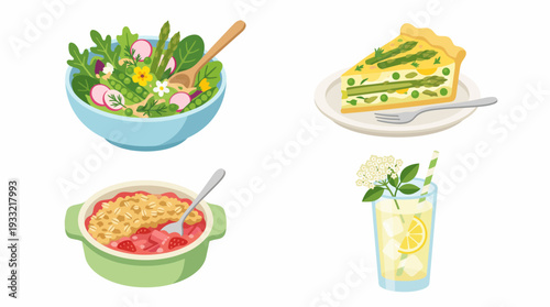 Delicious healthy food and drink options for a balanced lifestyle