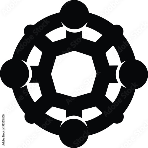 togetherness silhouette vector illustration on transparent background