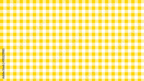 Quadro su tela soft yellow gingham plaid pattern background design