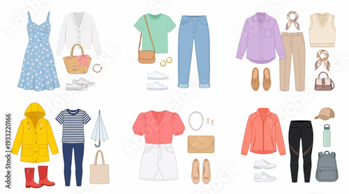 Vibrant clothing and accessories for everyday fashion styles