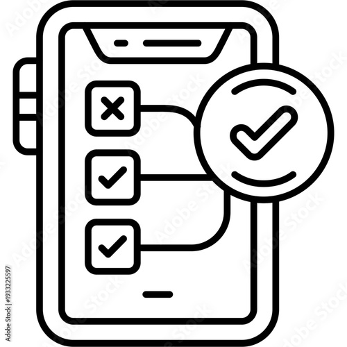 View poll result Outline Icon