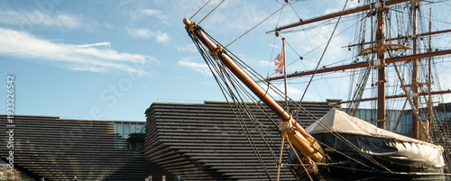 Schilderij op canvas V&A and Discovery, Dundee.