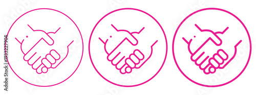 Three hands holding money bags success wealth vector illustration flat design