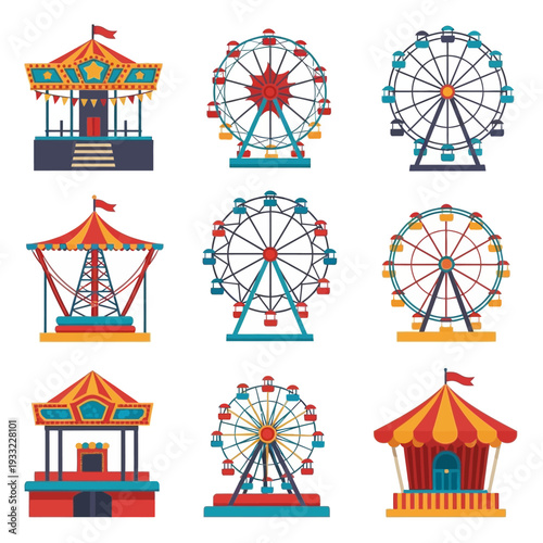 vector illustration of a carnival