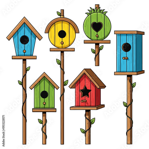 bird house and tree