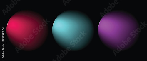 Set color circle gradient noise gradation. Abstract colorful watercolor blur mesh on isolated transparent background. Circle shape png.