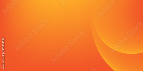 Minimal geometric background. Orange elements with fluid gradient. Dynamic shapes composition. Eps10 vector