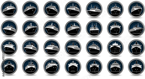 Collection of reflective spheres showcasing various architectural structures and designs.