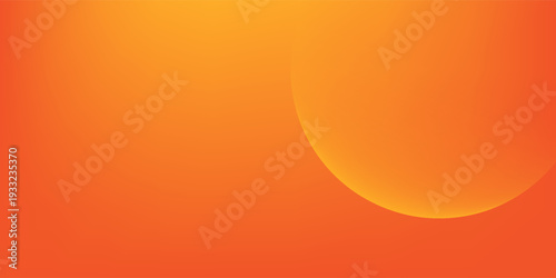 Minimal geometric background. Orange elements with fluid gradient. Dynamic shapes composition. Eps10 vector