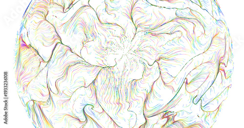 Abstract artwork featuring ...