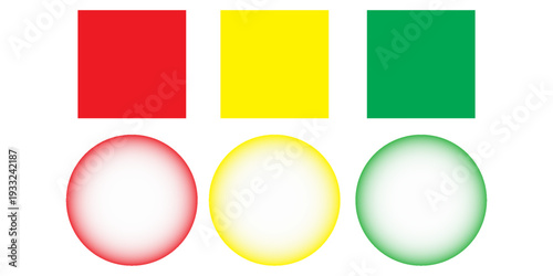 Set of vector spheres with gradients for for game, icon, package design, logo, mobile, ui, web, education. 3D ball on a white background. Spherical shape illustration