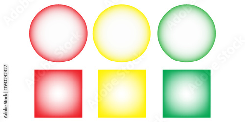 Set of vector spheres with gradients for for game, icon, package design, logo, mobile, ui, web, education. 3D ball on a white background. Spherical shape illustration