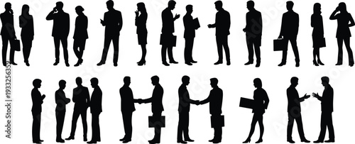 Business professionals silhouettes, corporate teamwork, office communication, handshake partnership, business meeting, leadership concept, executive collaboration, workplace dynamics