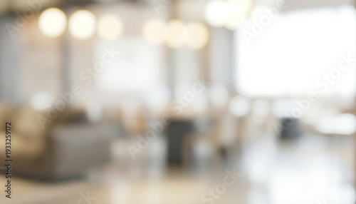 Wallpaper Mural Blurred interior of a modern cafe or restaurant featuring soft lighting, comfortable seating, and an inviting atmosphere that suggests a space for relaxation. Torontodigital.ca