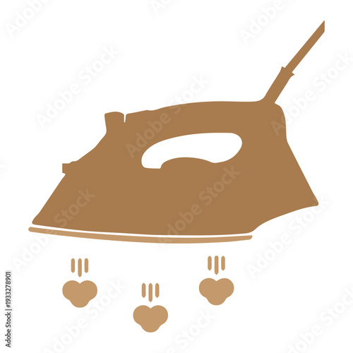 Steam Iron Household Icon