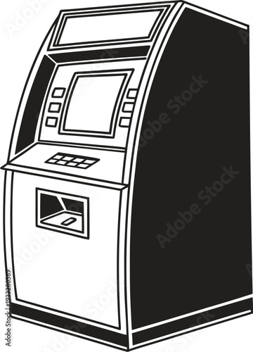 Of an ATM machine banking finance payment