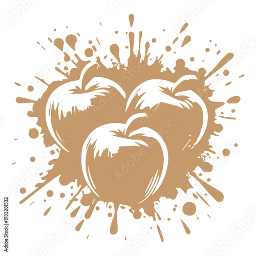 Apple Splash Illustration