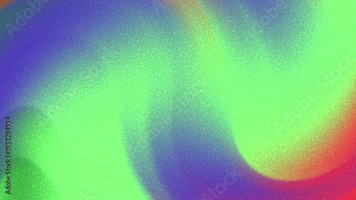 Vibrant Abstract Grainy Colorful Background with Swirling Patterns Hues Noise Texture Design Element.