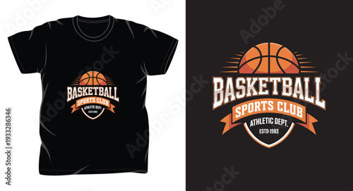 basketball graphic vector art t shirt design print template