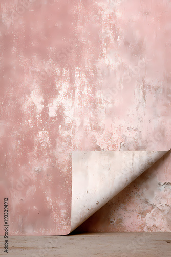 Pink Cashmere with Faded White Background