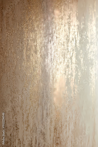 Champagne gold with a slight gradient to pale beige background