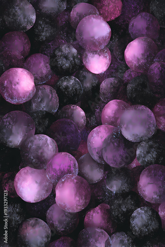 Charcoal Berry Grain with Violet Light Bursts Background