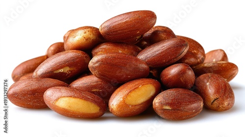 Nature's Bounty in a Single Pile - Discover the Beauty of Freshly Shelled Almonds