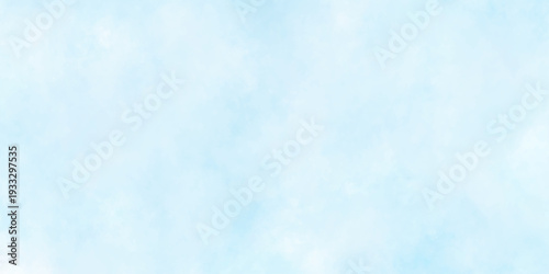 Dreamy Blue and Aqua Watercolor Abstract Sky Background with Gentle Gradient Wash, Snow Inspired Texture, Airy Cloud Forms, and Calm Minimalist Artistic Backdrop Design.
